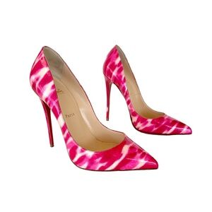 Christian Louboutin Pigalle Follies 120 Patent Glittart Shocking Pink